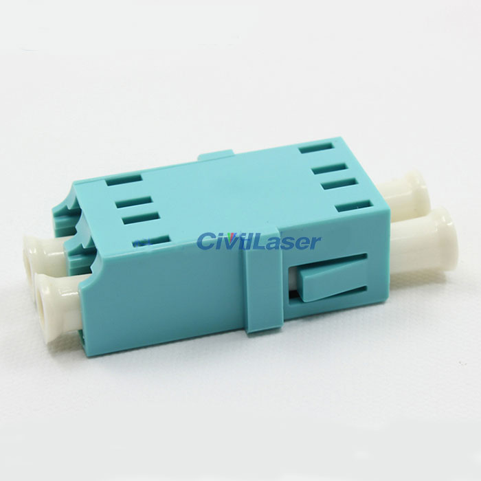 Multimode Double Core Plastic LC Fiber Optic Adapter - Click Image to Close